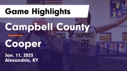 Campbell County  vs Cooper  Game Highlights - Jan. 11, 2023