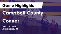 Campbell County  vs Conner  Game Highlights - Jan. 21, 2023
