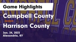Campbell County  vs Harrison County  Game Highlights - Jan. 24, 2023