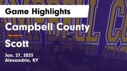 Campbell County  vs Scott  Game Highlights - Jan. 27, 2023