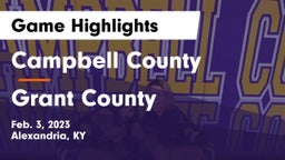 Campbell County  vs Grant County  Game Highlights - Feb. 3, 2023