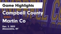 Campbell County  vs Martin Co Game Highlights - Dec. 2, 2023