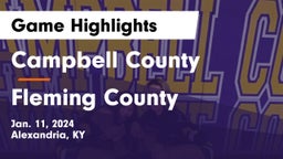 Campbell County  vs Fleming County  Game Highlights - Jan. 11, 2024