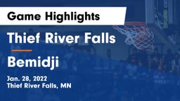 Thief River Falls  vs Bemidji  Game Highlights - Jan. 28, 2022