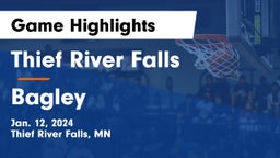 Thief River Falls  vs Bagley  Game Highlights - Jan. 12, 2024