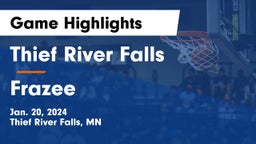 Thief River Falls  vs Frazee  Game Highlights - Jan. 20, 2024