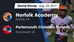 Recap: Norfolk Academy vs. Portsmouth Christian Schools 2017