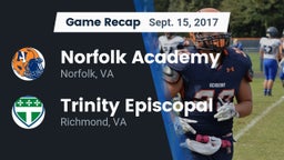 Recap: Norfolk Academy vs. Trinity Episcopal  2017