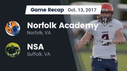 Recap: Norfolk Academy vs. NSA 2017