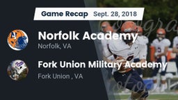 Recap: Norfolk Academy vs. Fork Union Military Academy 2018