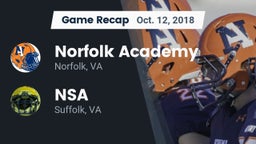 Recap: Norfolk Academy vs. NSA 2018