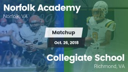 Matchup: Norfolk Academy vs. Collegiate School 2018