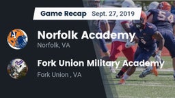 Recap: Norfolk Academy vs. Fork Union Military Academy 2019