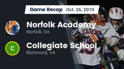 Recap: Norfolk Academy vs. Collegiate School 2019