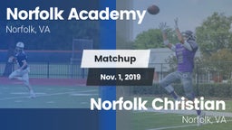Matchup: Norfolk Academy vs. Norfolk Christian  2019