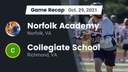 Recap: Norfolk Academy vs. Collegiate School 2021