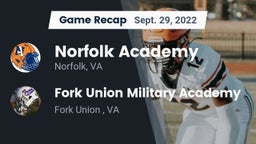 Recap: Norfolk Academy vs. Fork Union Military Academy 2022