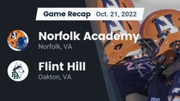 Recap: Norfolk Academy vs. Flint Hill  2022