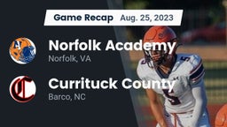 Recap: Norfolk Academy vs. Currituck County  2023