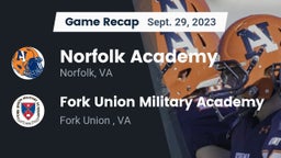 Recap: Norfolk Academy vs. Fork Union Military Academy 2023