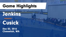 Jenkins  vs Cusick Game Highlights - Dec 02, 2016