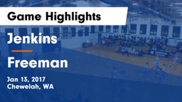 Jenkins  vs Freeman Game Highlights - Jan 13, 2017