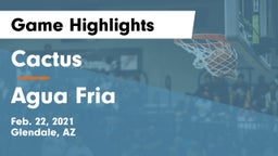 Cactus  vs Agua Fria Game Highlights - Feb. 22, 2021