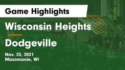 Wisconsin Heights  vs Dodgeville  Game Highlights - Nov. 23, 2021