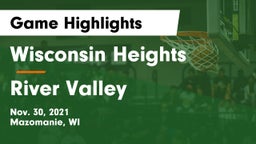 Wisconsin Heights  vs River Valley  Game Highlights - Nov. 30, 2021