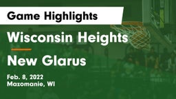 Wisconsin Heights  vs New Glarus  Game Highlights - Feb. 8, 2022