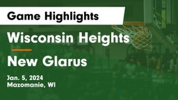 Wisconsin Heights  vs New Glarus  Game Highlights - Jan. 5, 2024