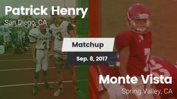 Matchup: Henry  vs. Monte Vista  2017
