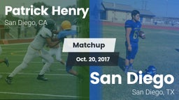 Matchup: Henry  vs. San Diego  2017