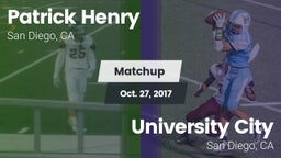 Matchup: Henry  vs. University City  2017