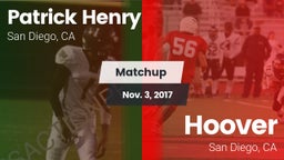 Matchup: Henry  vs. Hoover  2017