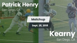 Matchup: Henry  vs. Kearny  2018