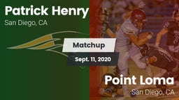 Matchup: Henry  vs. Point Loma  2020