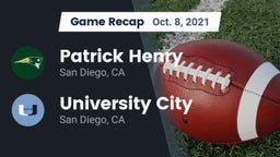 Recap: Patrick Henry  vs. University City  2021