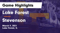 Lake Forest  vs Stevenson  Game Highlights - March 9, 2021