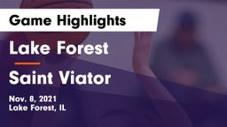 Lake Forest  vs Saint Viator  Game Highlights - Nov. 8, 2021