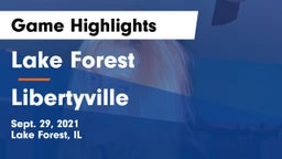 Lake Forest  vs Libertyville  Game Highlights - Sept. 29, 2021