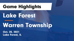 Lake Forest  vs Warren Township  Game Highlights - Oct. 20, 2021