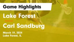 Lake Forest  vs Carl Sandburg  Game Highlights - March 19, 2024