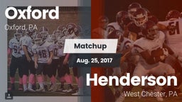 Matchup: Oxford  vs. Henderson  2017