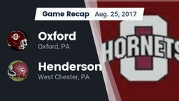 Recap: Oxford  vs. Henderson  2017