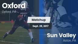 Matchup: Oxford  vs. Sun Valley  2017
