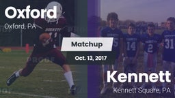 Matchup: Oxford  vs. Kennett  2017
