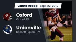 Recap: Oxford  vs. Unionville  2017