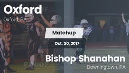 Matchup: Oxford  vs. Bishop Shanahan  2017