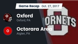 Recap: Oxford  vs. Octorara Area  2017